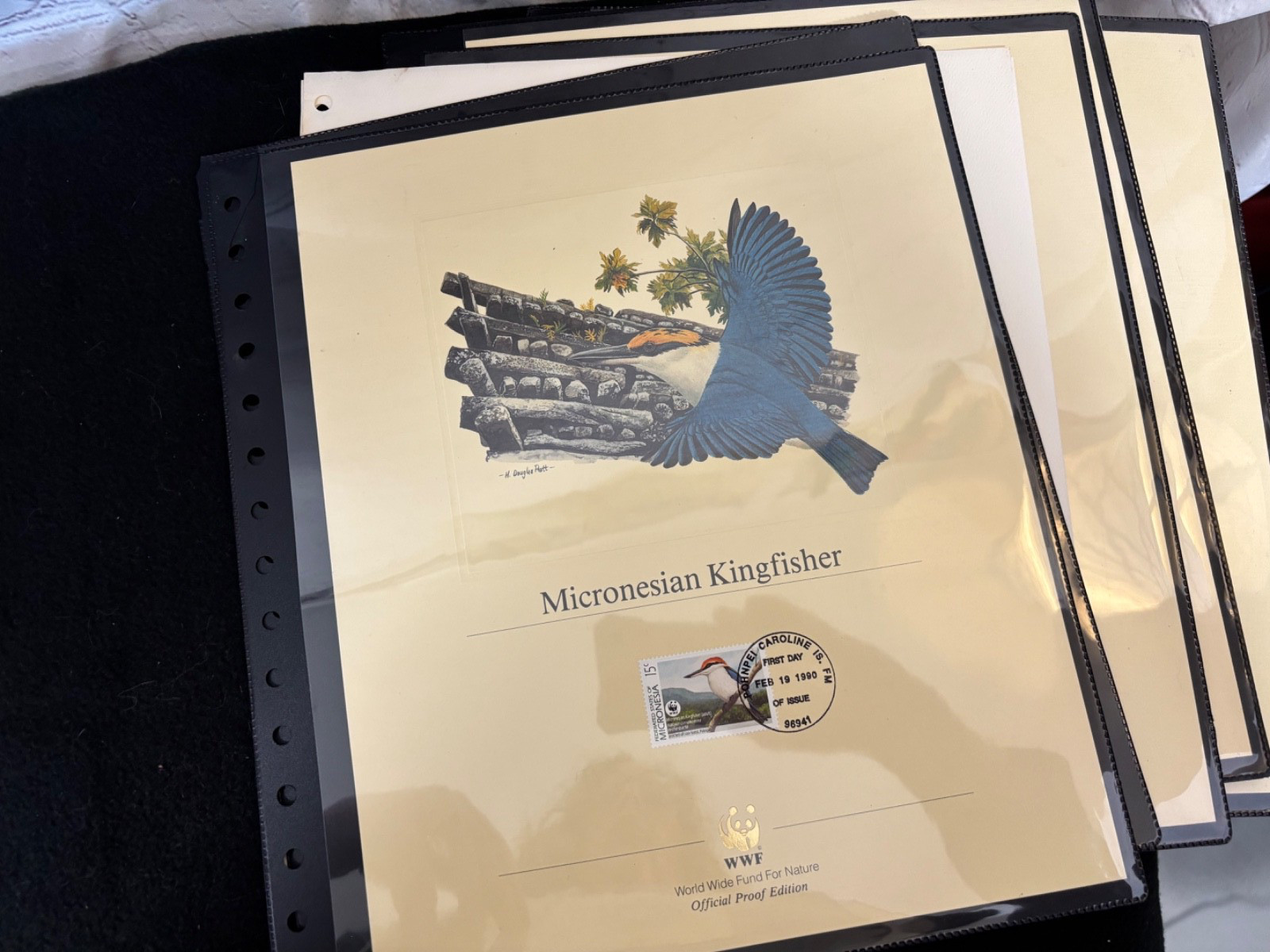 WWF various Official Proof Edition sheets lot