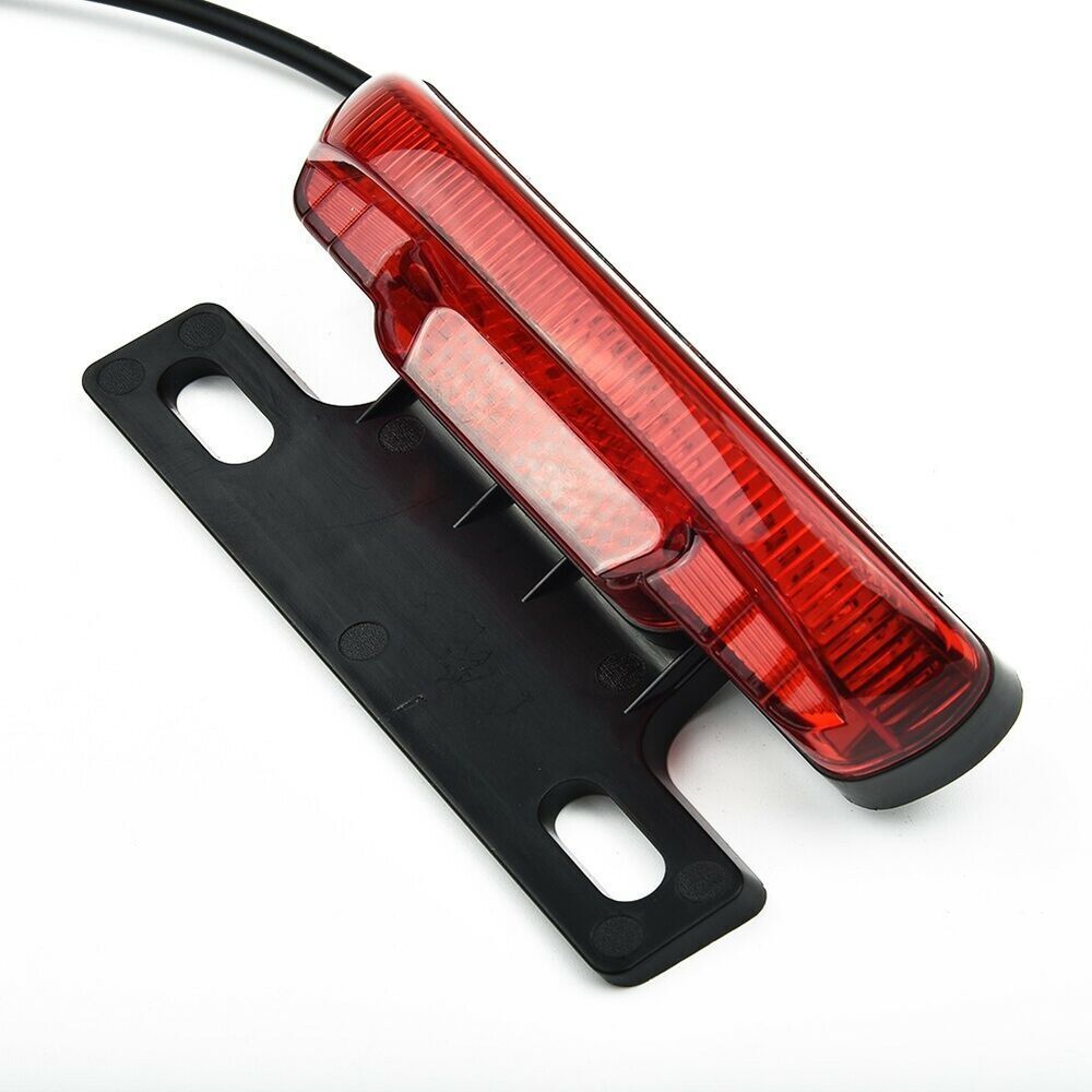 1PC Safety Warning Rear Lamp Rear Tail Light For Electric Bicycle E-Bike 36-48V