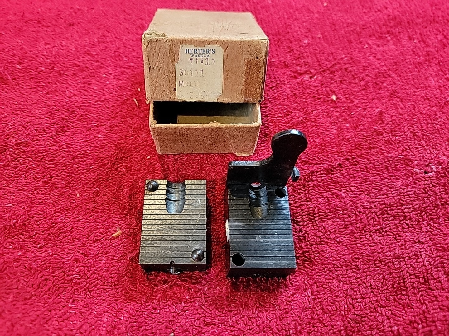 Herter's Bullet Mold 30 Cal Rifle Reloading Herters #30111 Reload Ammo Rare