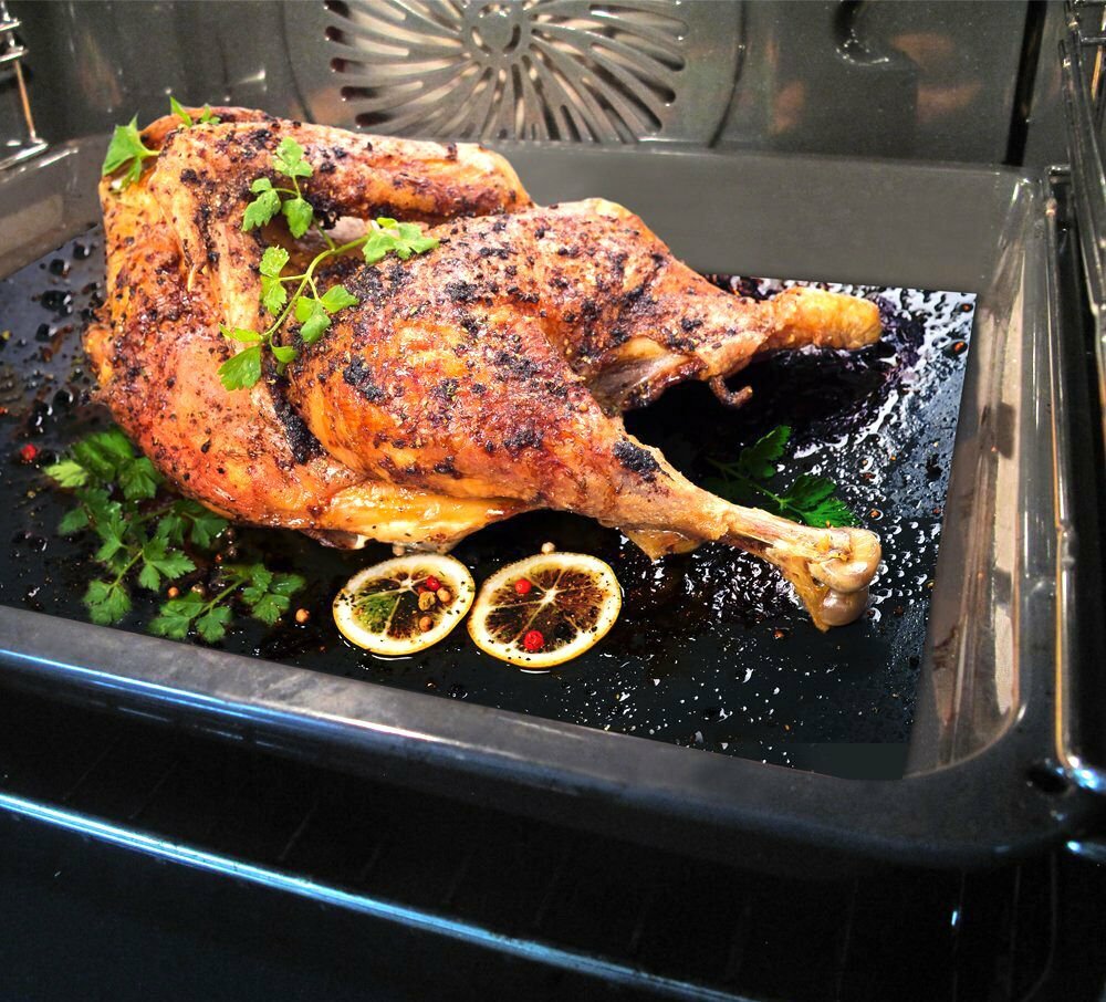 G & F 10037 5-PIECE-SET BBQ GRILL MAT, 100% NON STICK, EXTRA THICK HEAVY DUTY