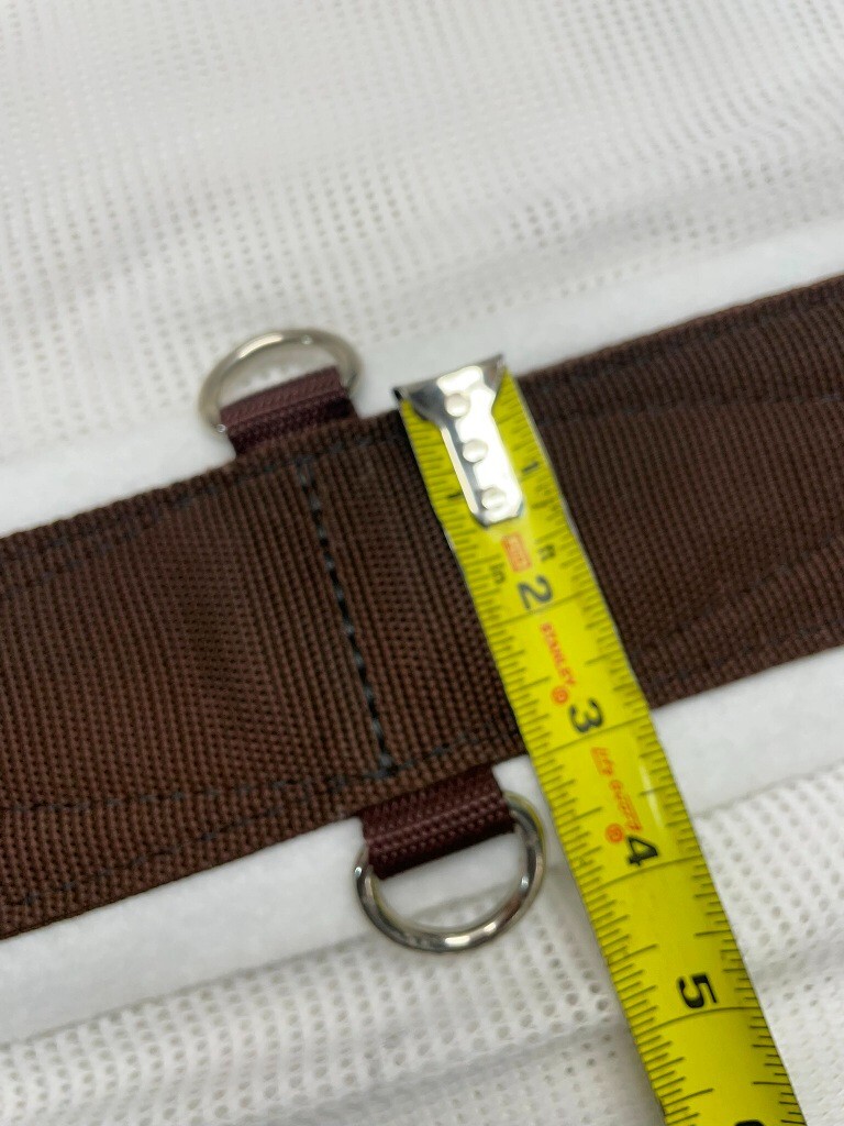 33" Brown Nylon Western Cinch, Felt Lined, - New