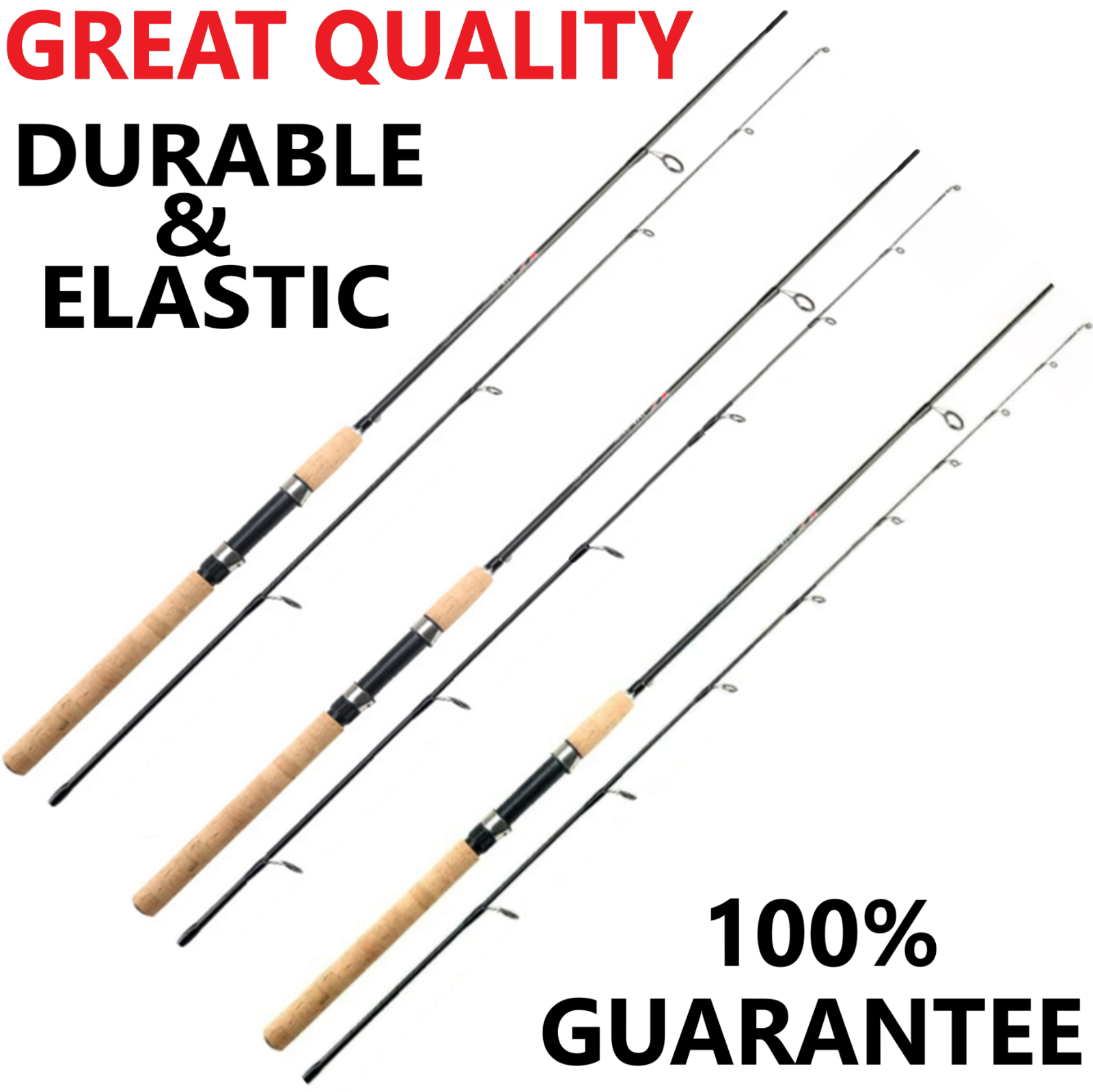 Fishing Pole Spinning Rod Carbon Fiber Portable Medium Heavy Fast 7f 8f 9f