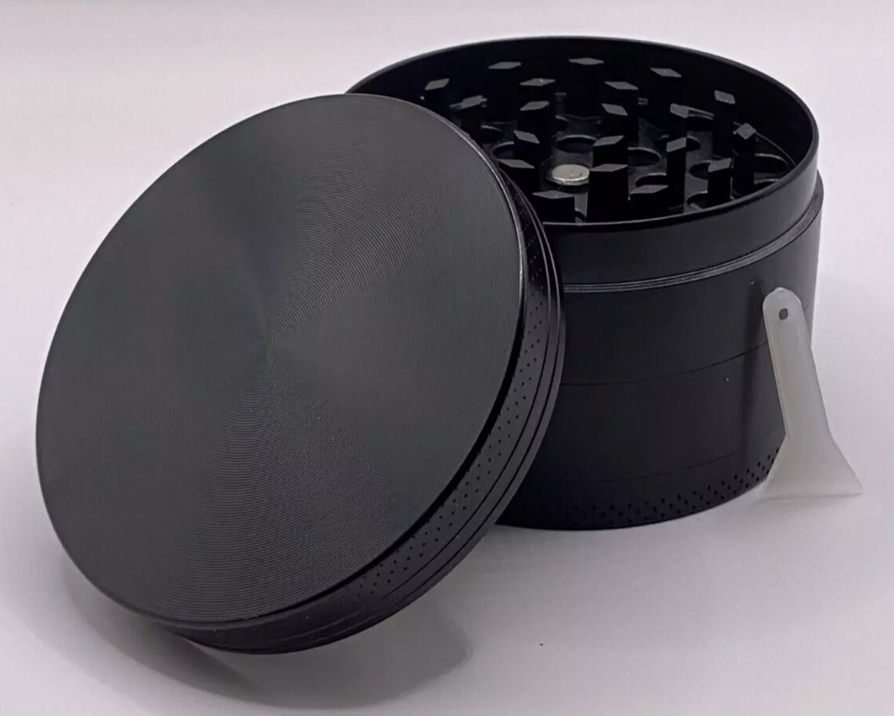 2.5" 63mm Tobacco CBD Grinder Spice Large Alloy Smoke Crusher 4 Pieces Metal