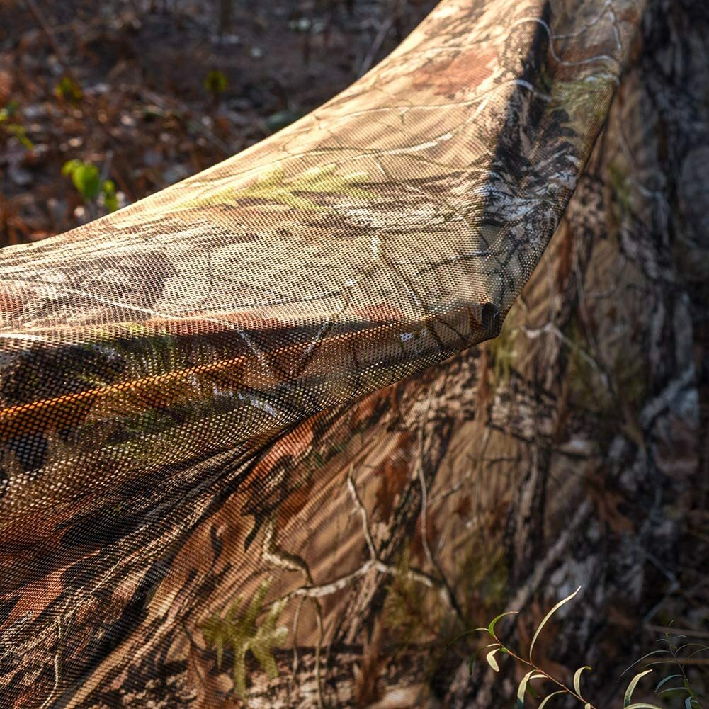 Camo Burlap Blind Material, Camo Netting Cover for Hunting Ground Tree Stands