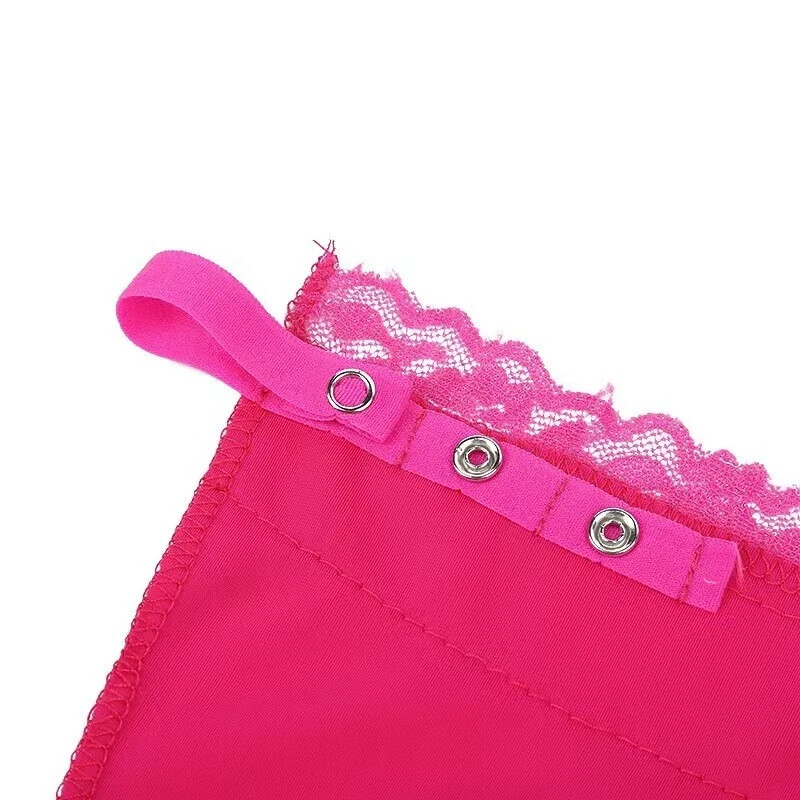 7pcs Lady Lace Clip-on Mock Camisole Bra Insert Overlay Modesty Panel Vest