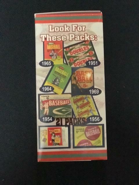 1952 Unopened Card Chase Box-21 Pack, + Auto + 2 Cards From The 1950/60's