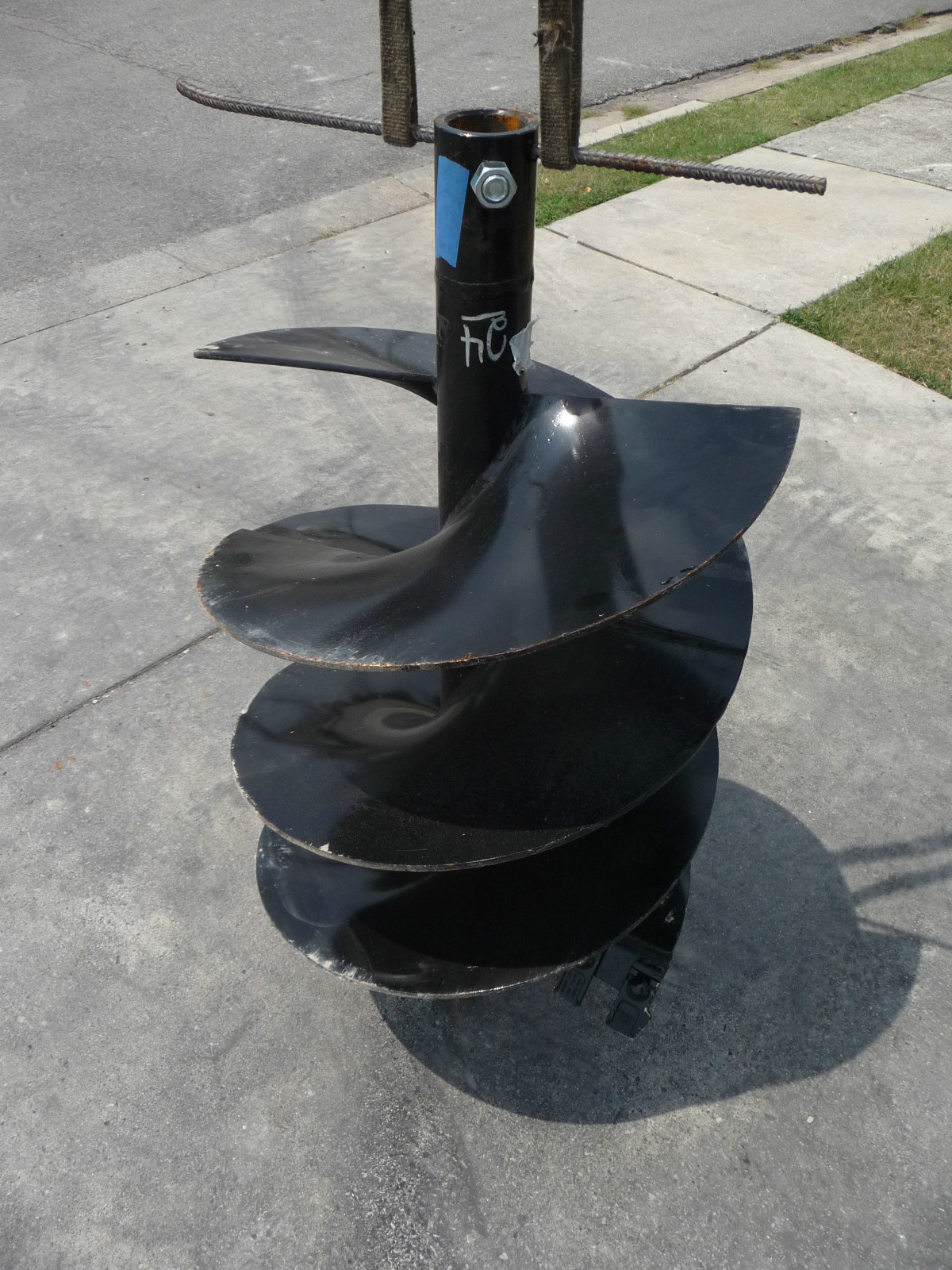 Lowe 24" Skid Steer Auger Bit 2" Hex Collar 48" Long