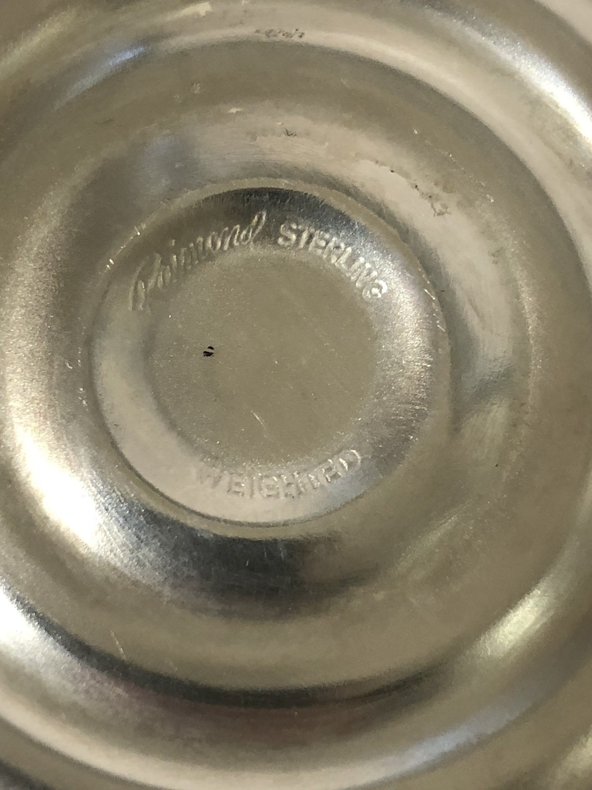 Vintage 3.5” Raimond Sterling Silver Weighted Candle Holders 408 grams NICE