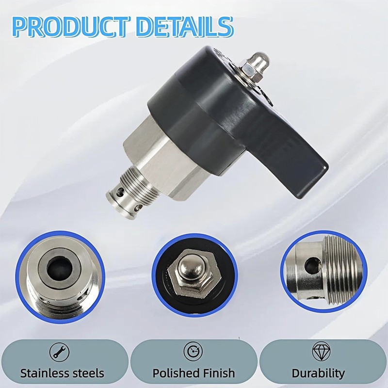 245103 Airless Sprayer Drain Valve Prime Switch For Graco 5900 7900 695 795 1095