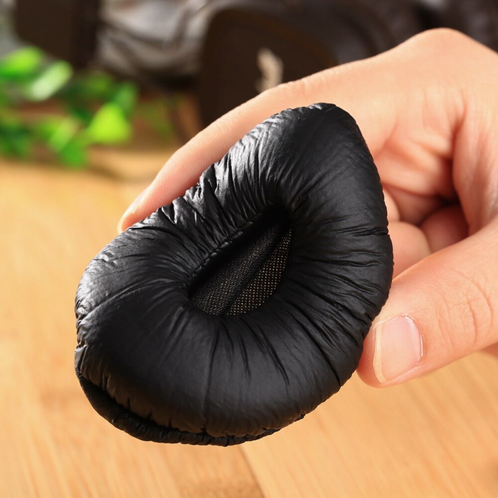 2Pc Black Replacement Earpad Ear Cushion Pads For Sony MDR-V150 V250 V300 ZX100