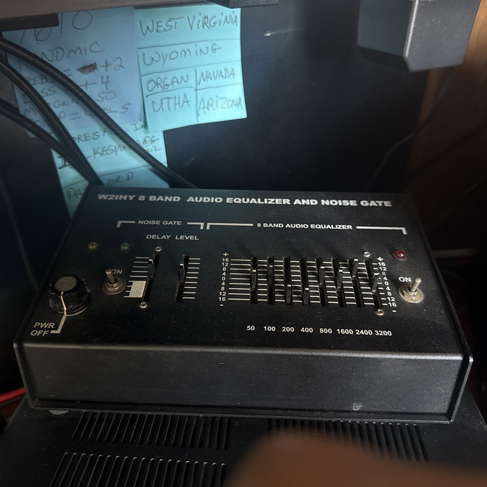 W2IHY 8 Band Audio Equalizer and Noise Gate