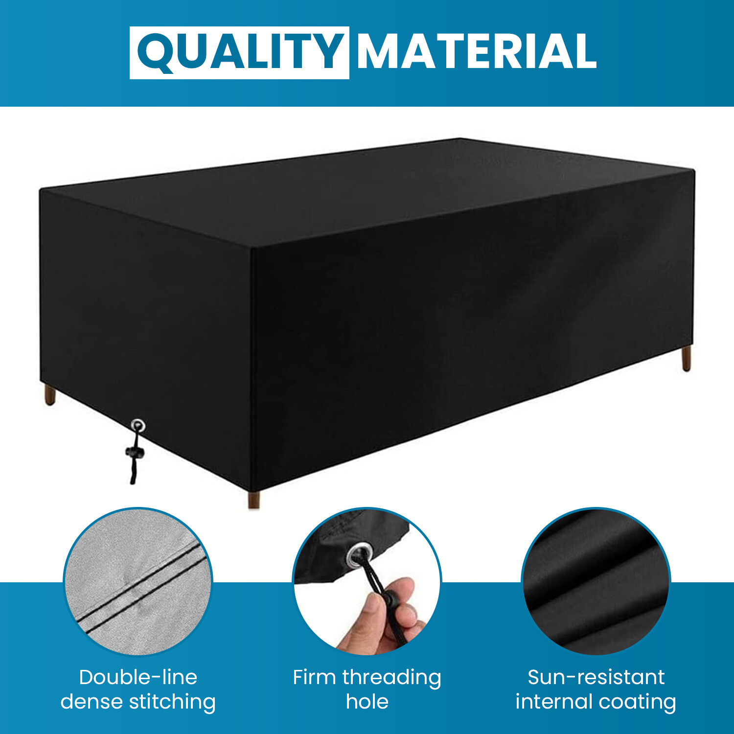 Patio Chair Cover Casual Seating Waterproof Outdoor Garden Lawn Furniture Covers