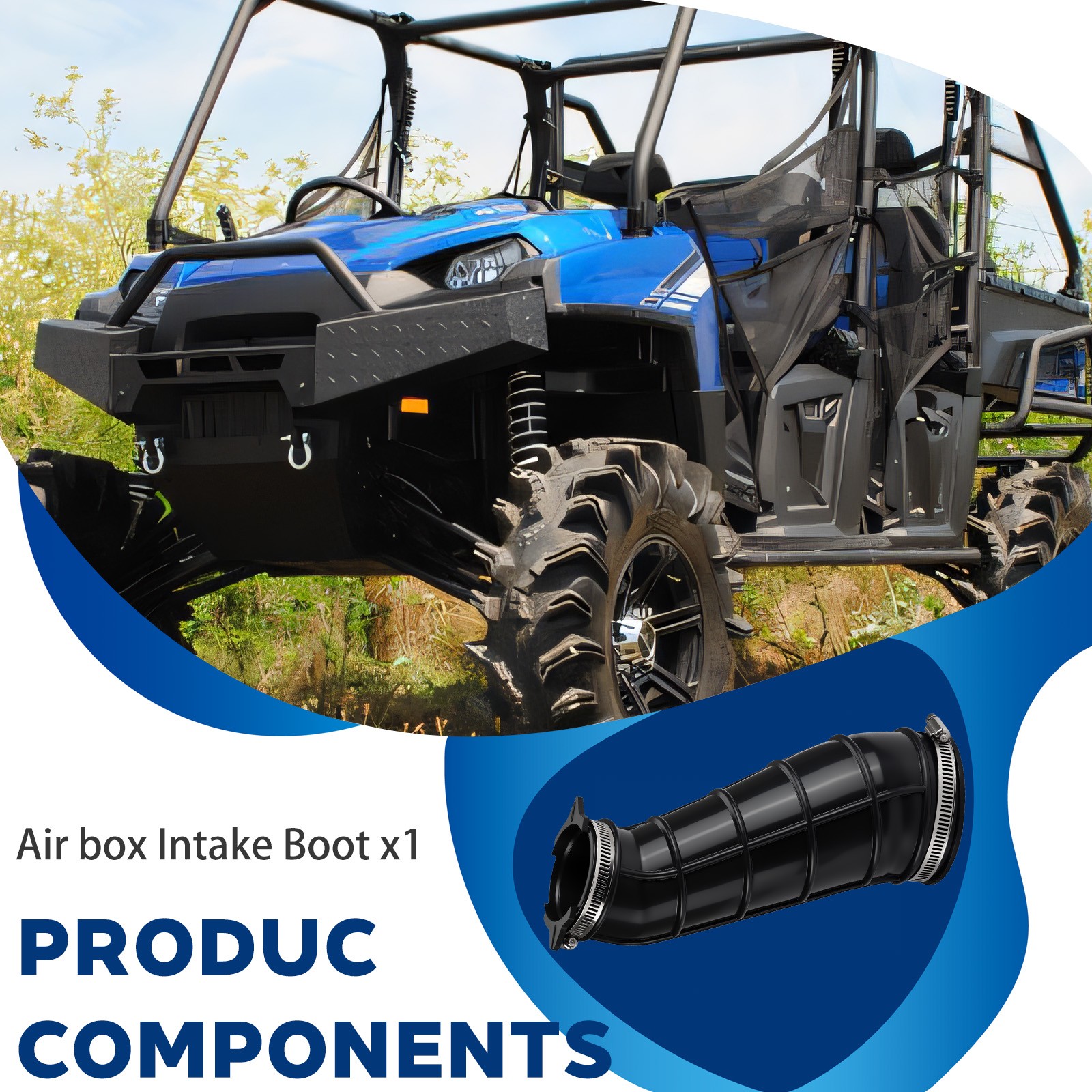 Air box Intake Boot 2011-2014 For Polaris Ranger Crew 800 4x4 EFI EPS 5414097