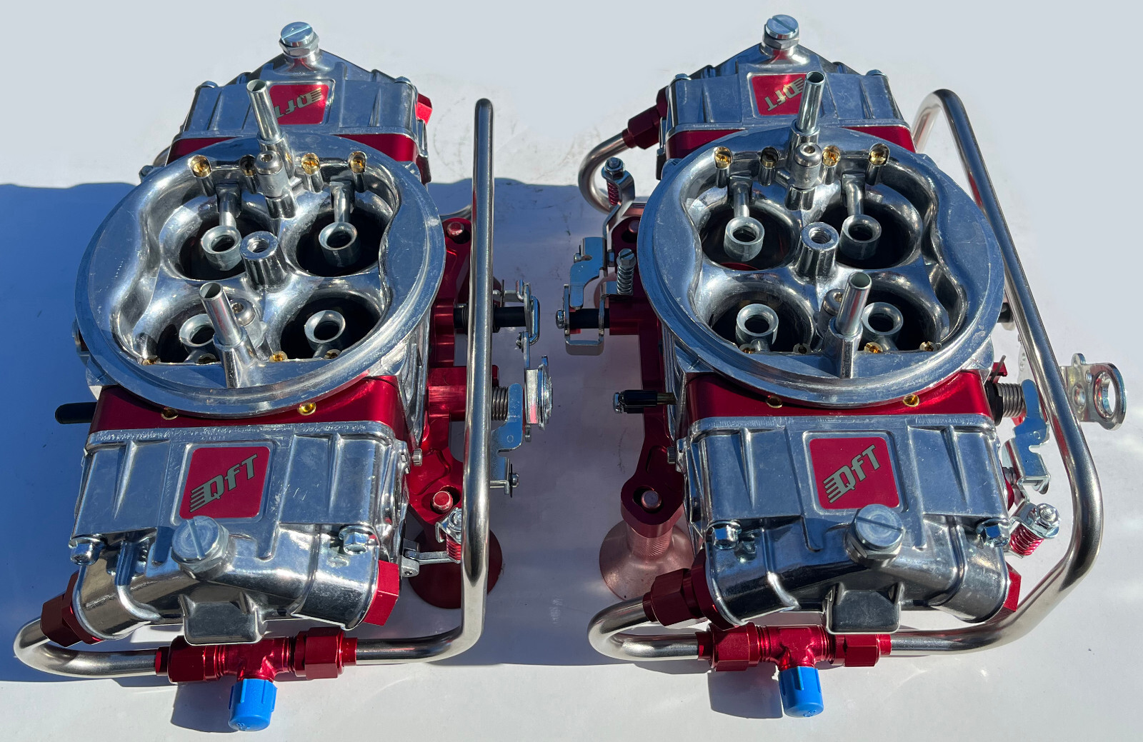 QUICK FUEL Q-650-B2 650 CFM BLOWER SUPERCHARGER CARBS WITH LINE KIT