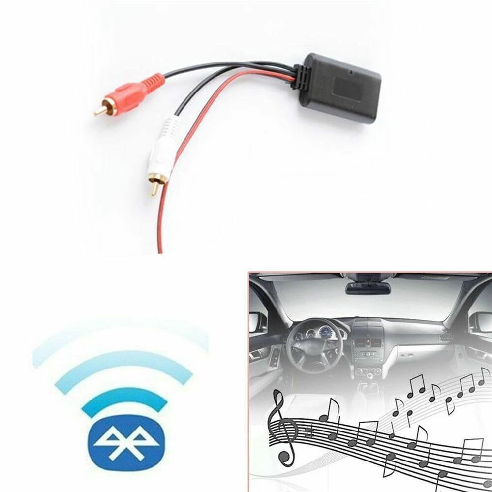 2x Universal Car Wireless Bluetooth Receiver Module AUX Audio Cable Adapter HOT