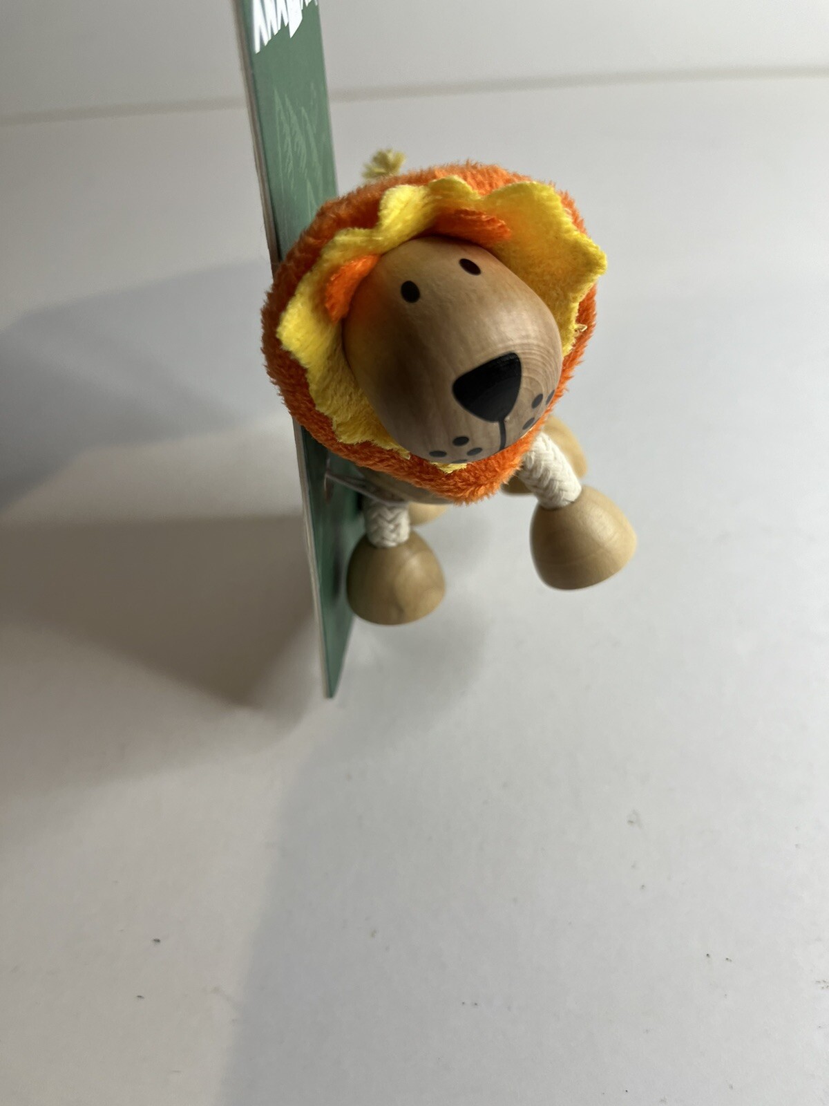 3 NEW ANAMALZ , Handmade, Wooden Poseable Animals. Donkey, Crocodile, Lion!