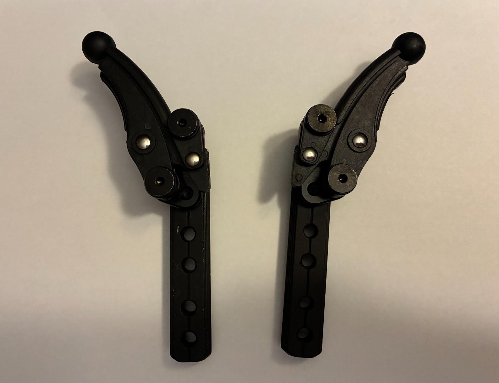 Pair (2) of Aluminum & Plastic Replacement Wheel-Locks (brakes)