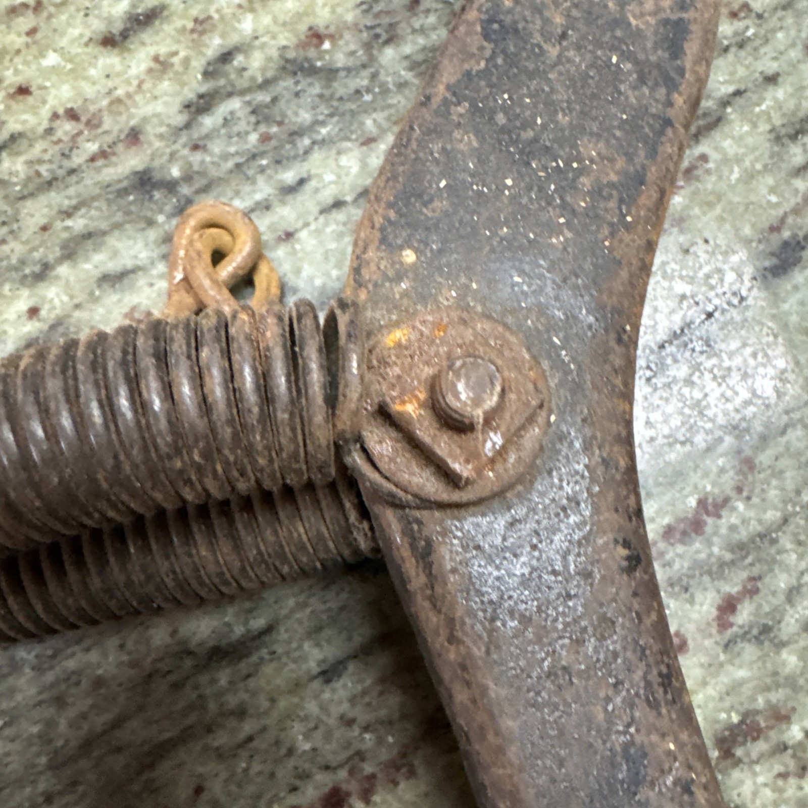 Antique iron Horseshoe Strongman Chest Exerciser EXCELLENT CONDITION