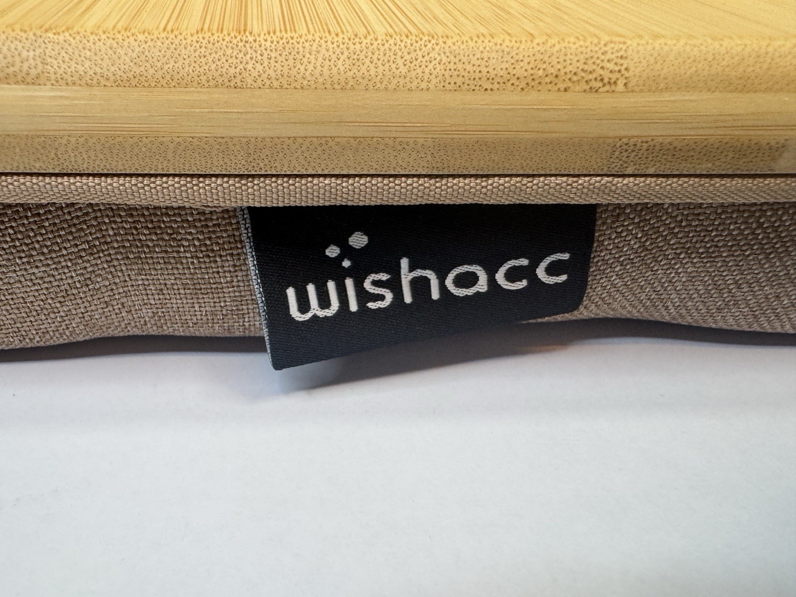 Wishacc Portable Bamboo Lap Desk Laptop Stand Working w/Handle Home Office Wood