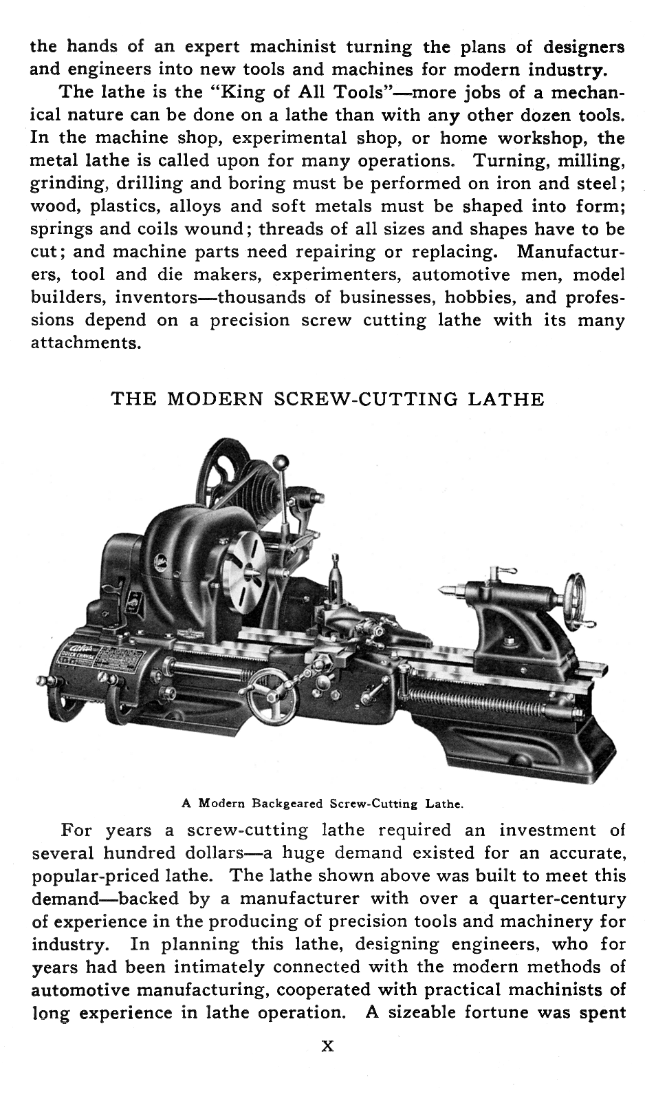 Atlas Craftsman Manual of Metal Lathe Operation Book for 10" and 6" 0032