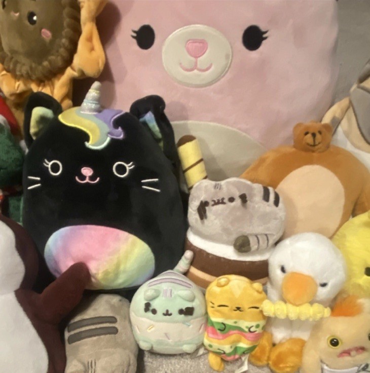 Squishmallows Palm Pals FuzzAMallows Stuffed Animal Plush Lot Assorted Sizes