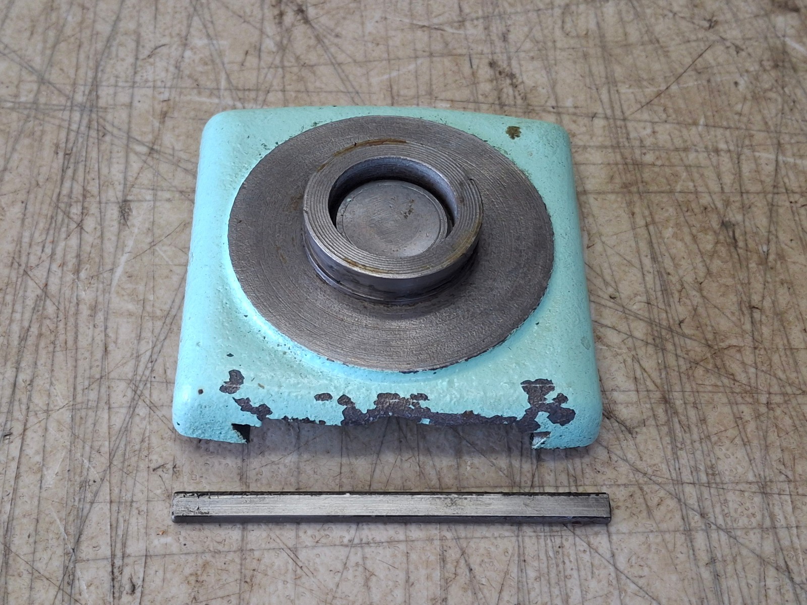 6" Lathe Atlas 618 Craftsman Compound Rest Tool Post Slide Swivel Base 3611 Gibb