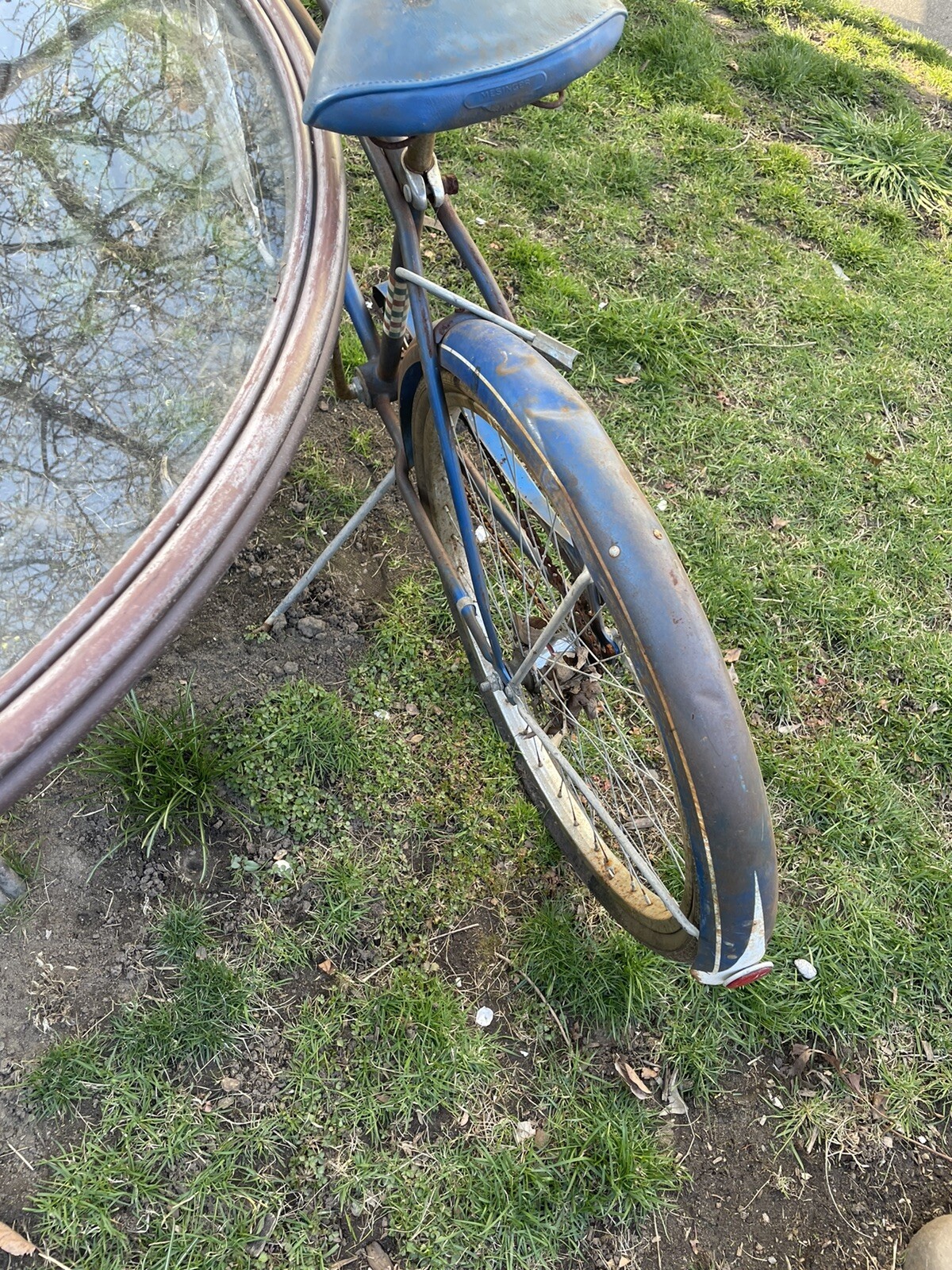 SCHWINN TIGER MENS CRUISER BICYCLE VINTAGE Blue Rare Local Pick Up