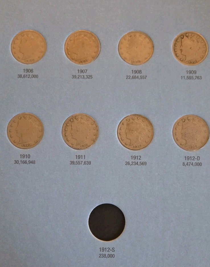 1883-1912 NEAR COMPLETE LIBERTY V NICKEL SET - 29 GOOD+ COINS (ONLY MISSING 4)