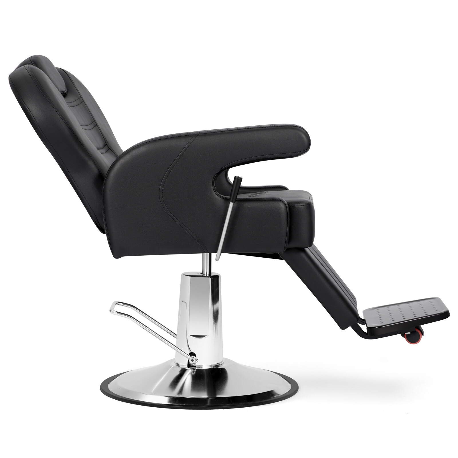 Black All Purpose Heavy Duty Recline Barber Chair Hydraulic Salon Beauty Stylist