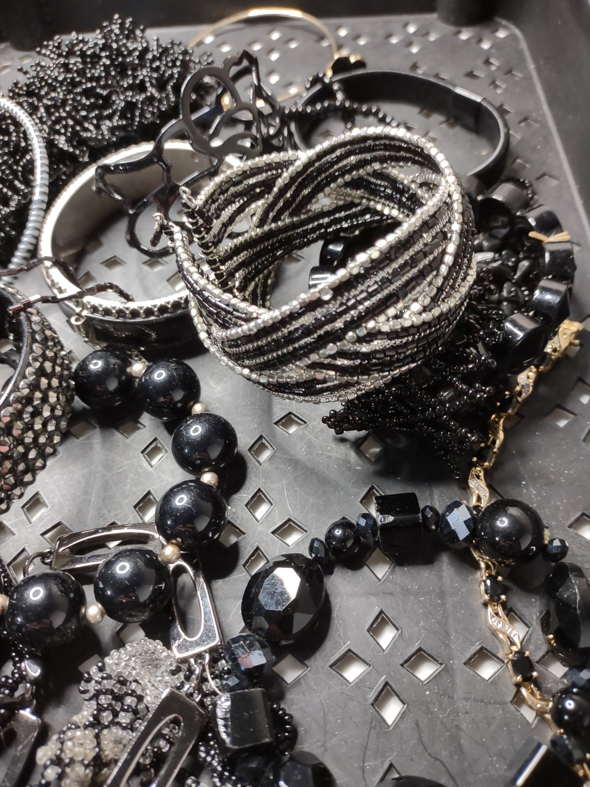 Lot Of Black / Dark Bracelets Black Bracelet Lot MLLAN