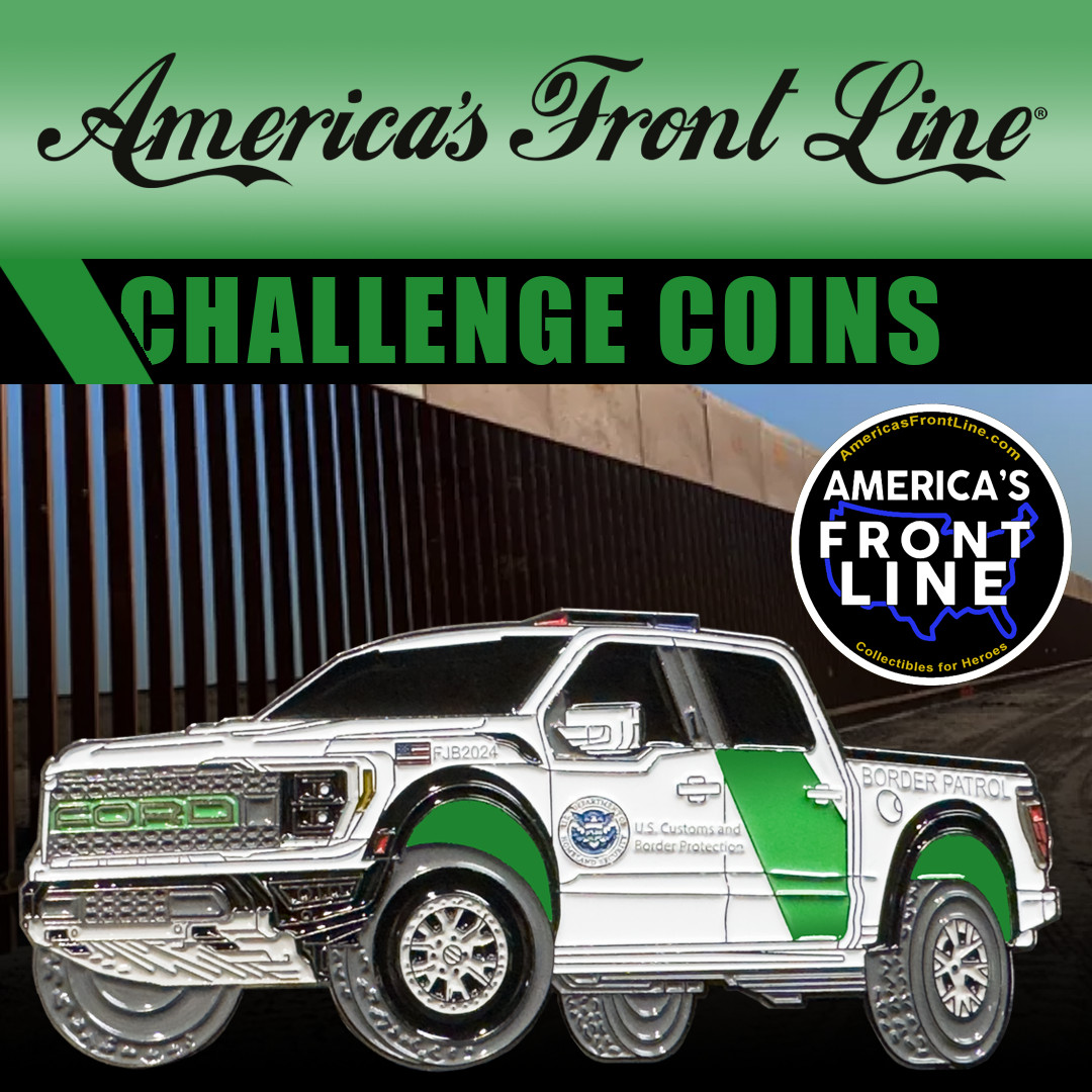 BL17-020 CBP Border Patrol Pickup Truck Police Challenge Coin FJB 2024