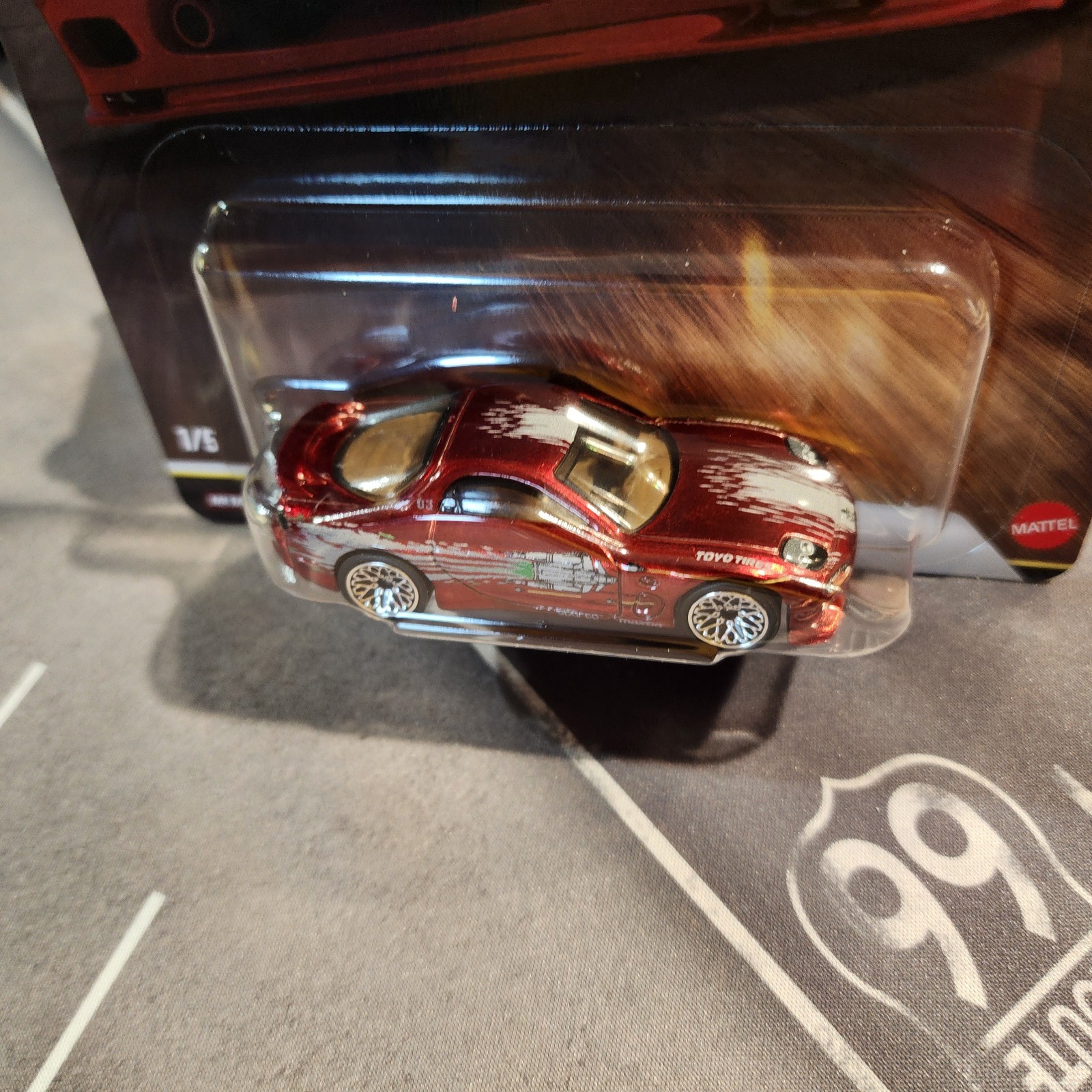 1995 Mazda RX-7 * CHASE SPECTRAFLAME * 2025 Hot Wheels Fast & Furious Case P HF4