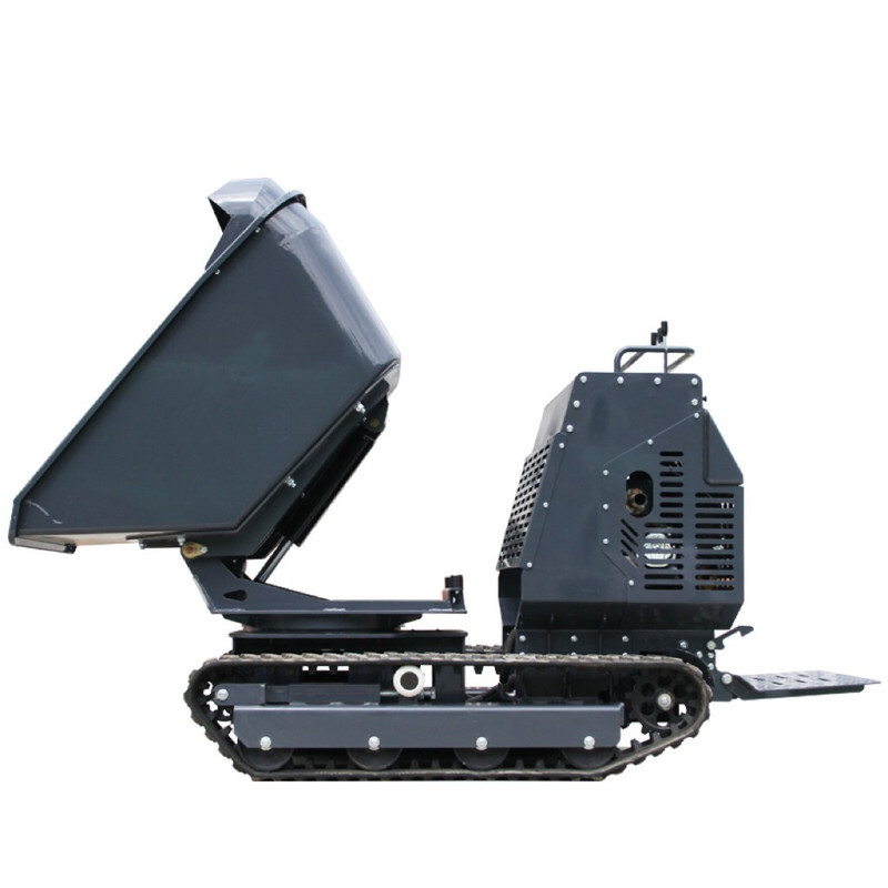 Rotation Dump Truck with B&S Engine Tracked Dumper Hydraulic Tipping Loader