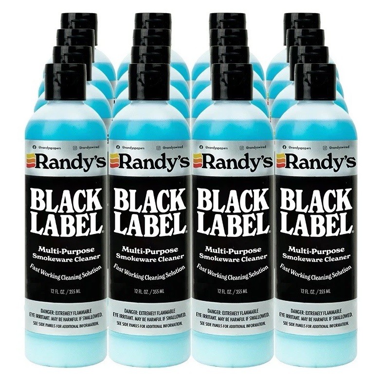Randy’s Black Label Glass Cleaner 16 Pack 12oz Bottles Cleaner