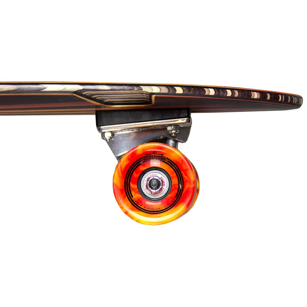 Dusters California Skateboard Cruiser Keen Axe 8.25" x 31" Burn Fade