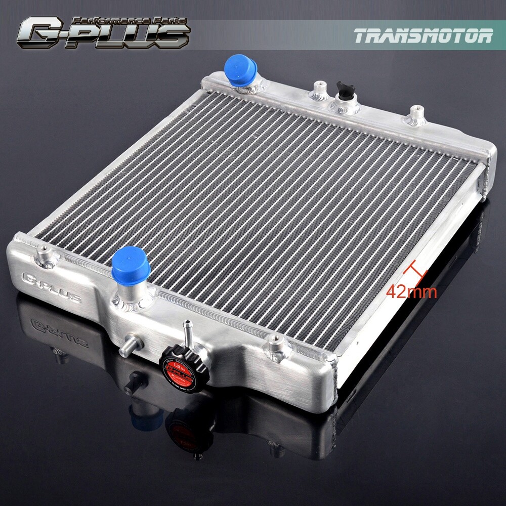 2-Row Aluminum Radiator SilverFit For 92-00 CIVIC EJ/EK/DEL SOL EG/INTEGRA DB DC