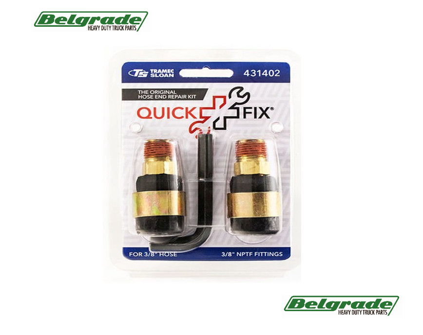Tramec Sloan 431402 Trailer Air Line Quick Fix Repair Kit for 3/8" Rubber Line