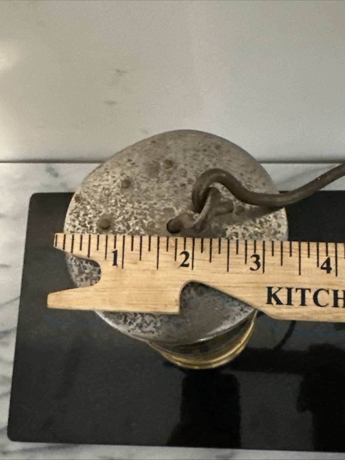 ANTIQUE MINER’S LAMP Merrisal Co. Smethwick Marking Brass Glass Insert READ