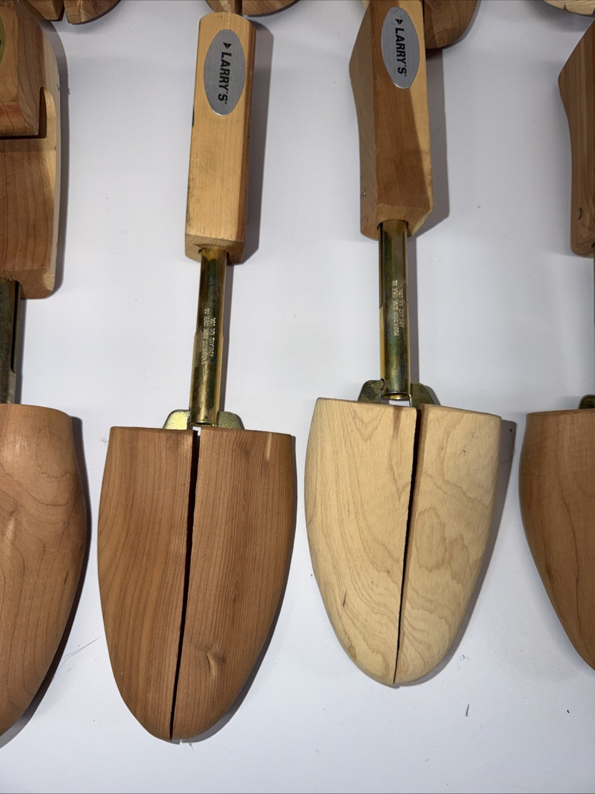 Lot 12 Pairs Cedar Shoe Trees Wood Adjustable Mens Women’s Larry’s + Others