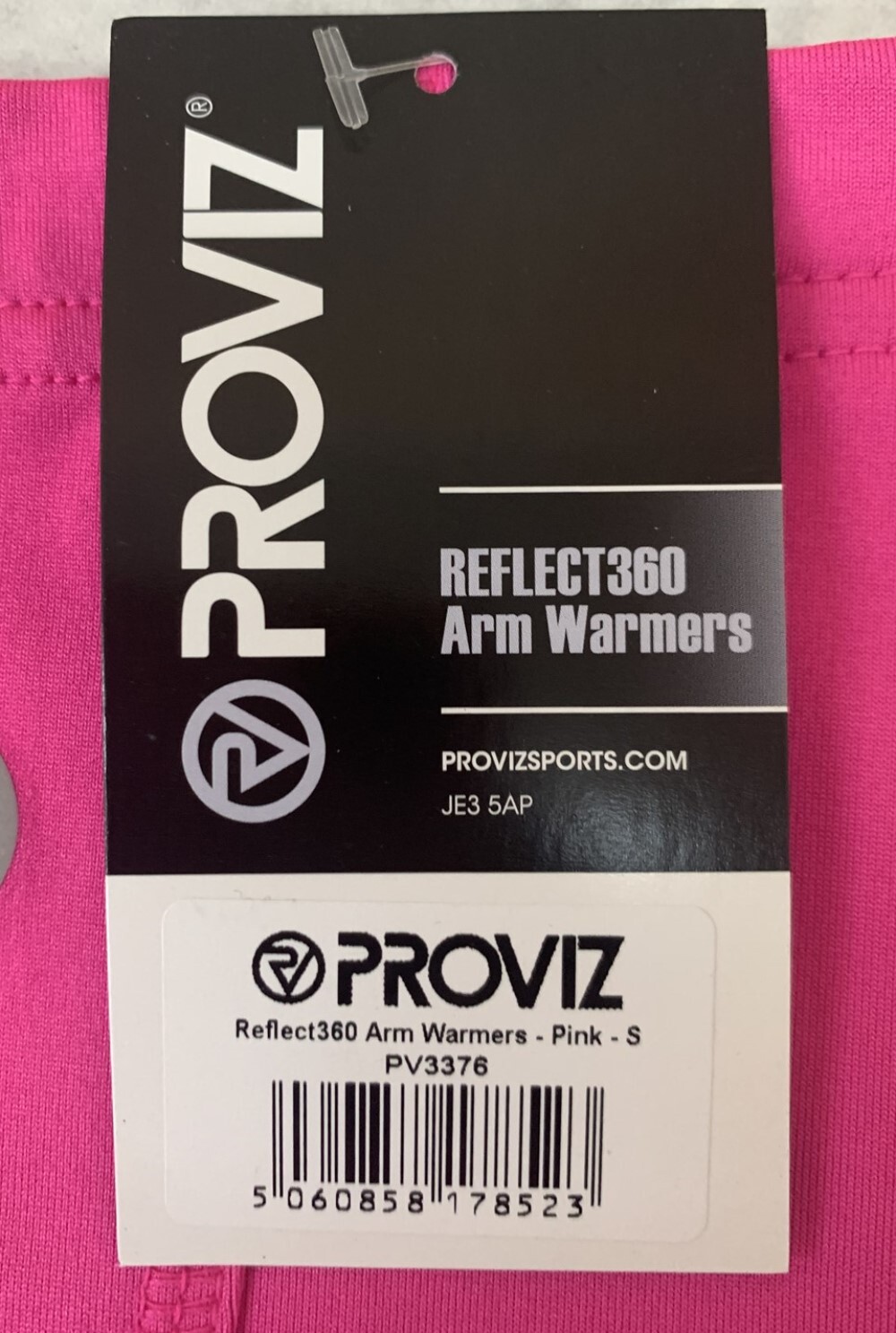 Proviz PV3376 REFLECT360 Reflective Arm Warmers in Pink Choose Size