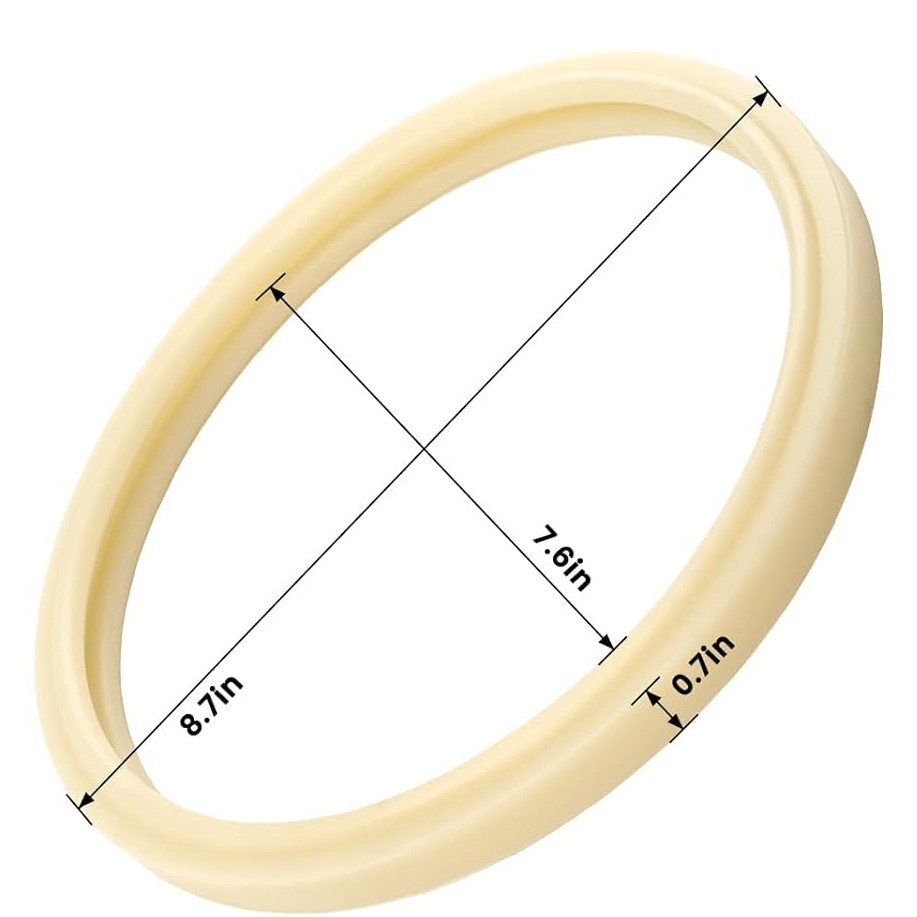 2x 8 3/8" Pool Light Lens Gasket Fits Pentair IntelliBrite, AmerLite,79101600Z