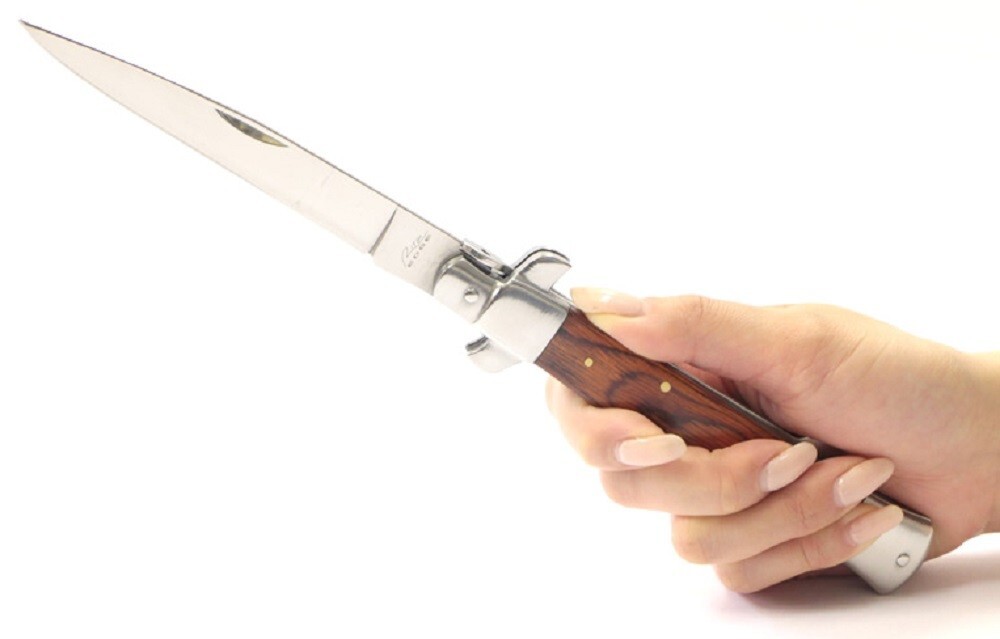 X-Large 10.5" Heavy Duty Lockback Stiletto Folding Knife by Rite Edge - NEW