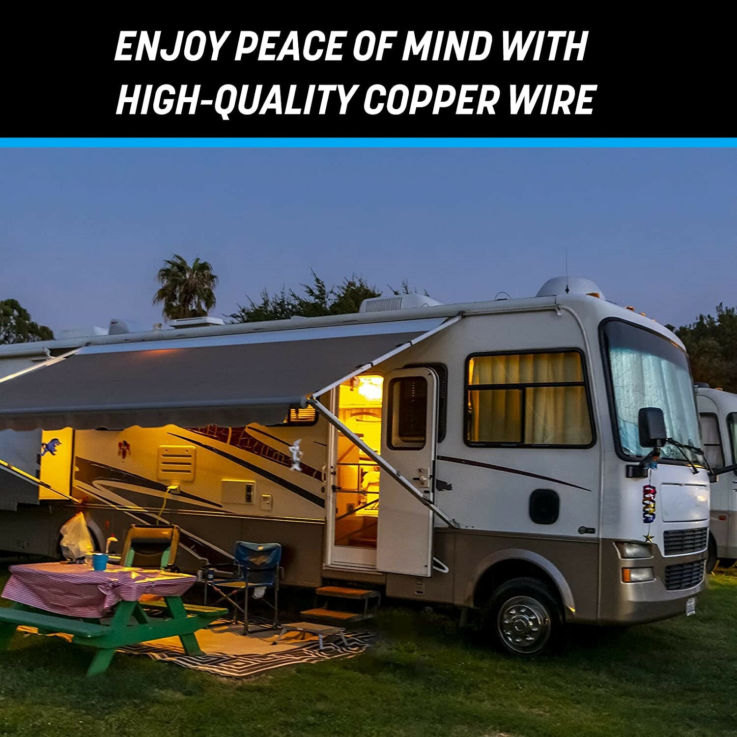 16 Gauge AWG Marine Grade Wire Cable Tinned OFC Copper Duplex 16/2 - 100 Feet