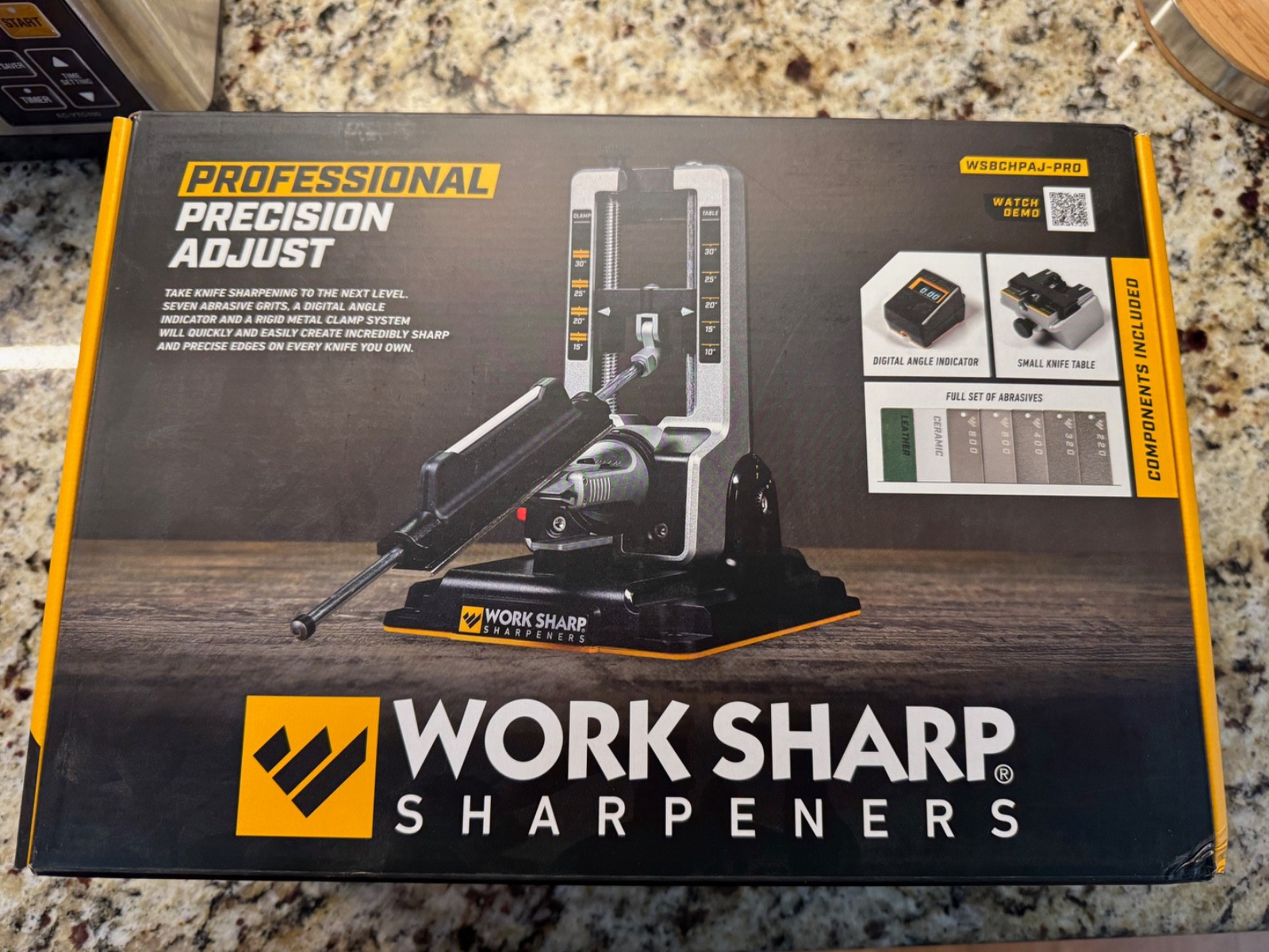 Work Sharp Professional Precision Adjust Knife Sharpener.