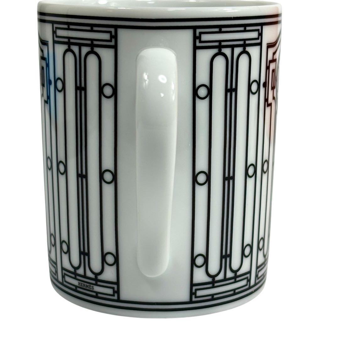Hermes H Deco Mug Black White Ceramic Authentic Gently Used Gift Ready