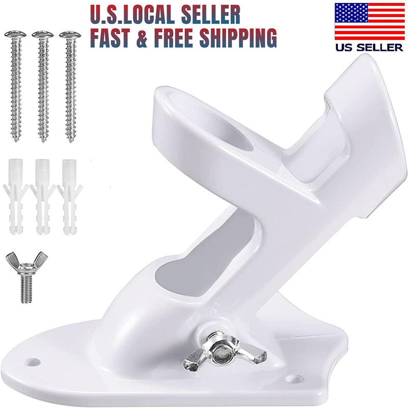 Flag Pole Holder 1'' Two-Position Iron Cast Rust Free Mounting Bracket for House