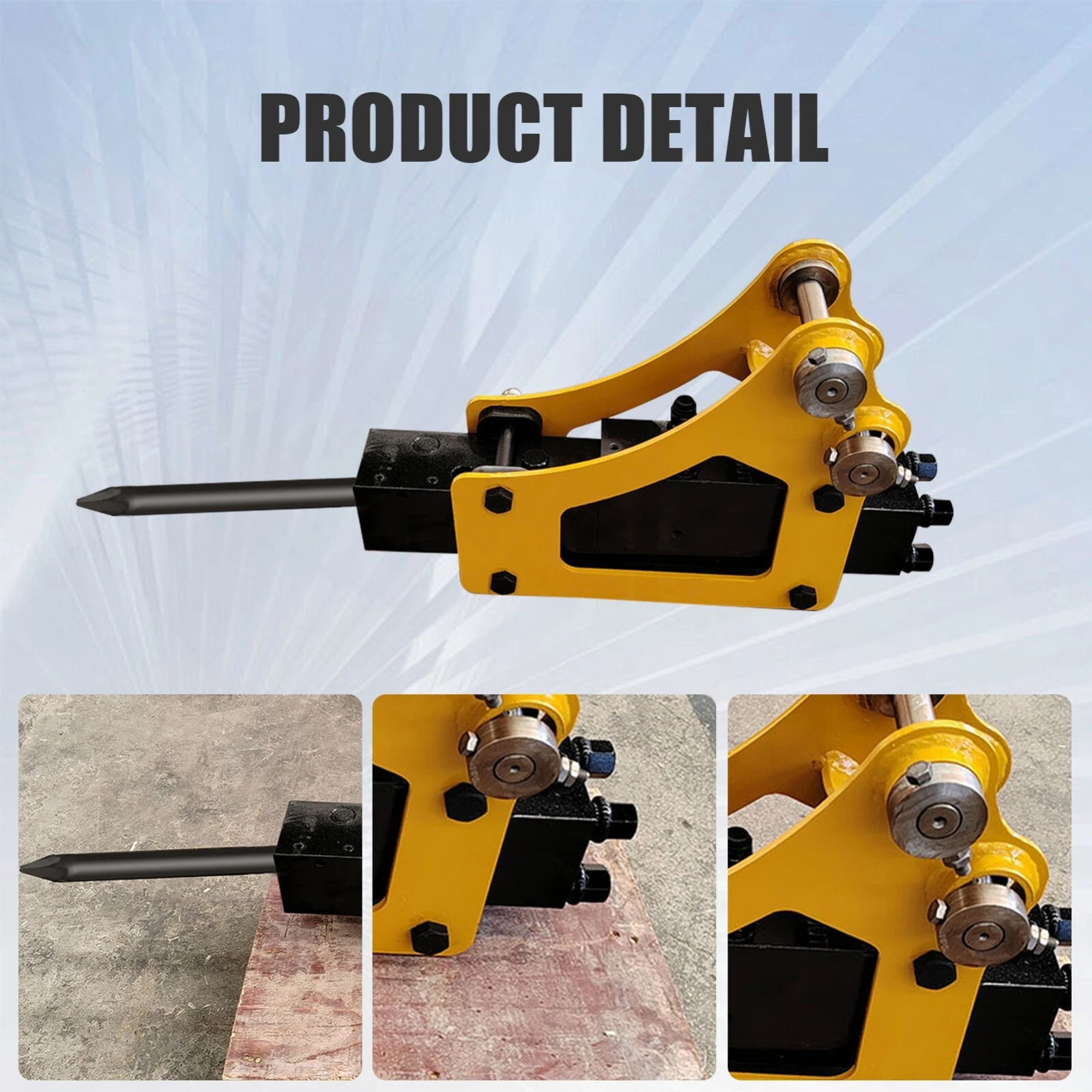 Free shipping Hydraulic Breaker Hammer attachment for 1-1.5 ton mini excavator