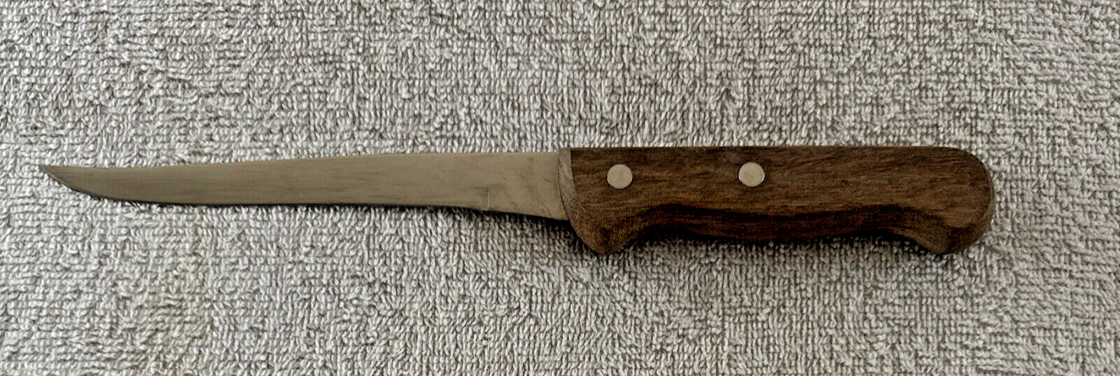 Vernon 5.75” Stainless Boning Knife Wood Handle Made in Taiwan