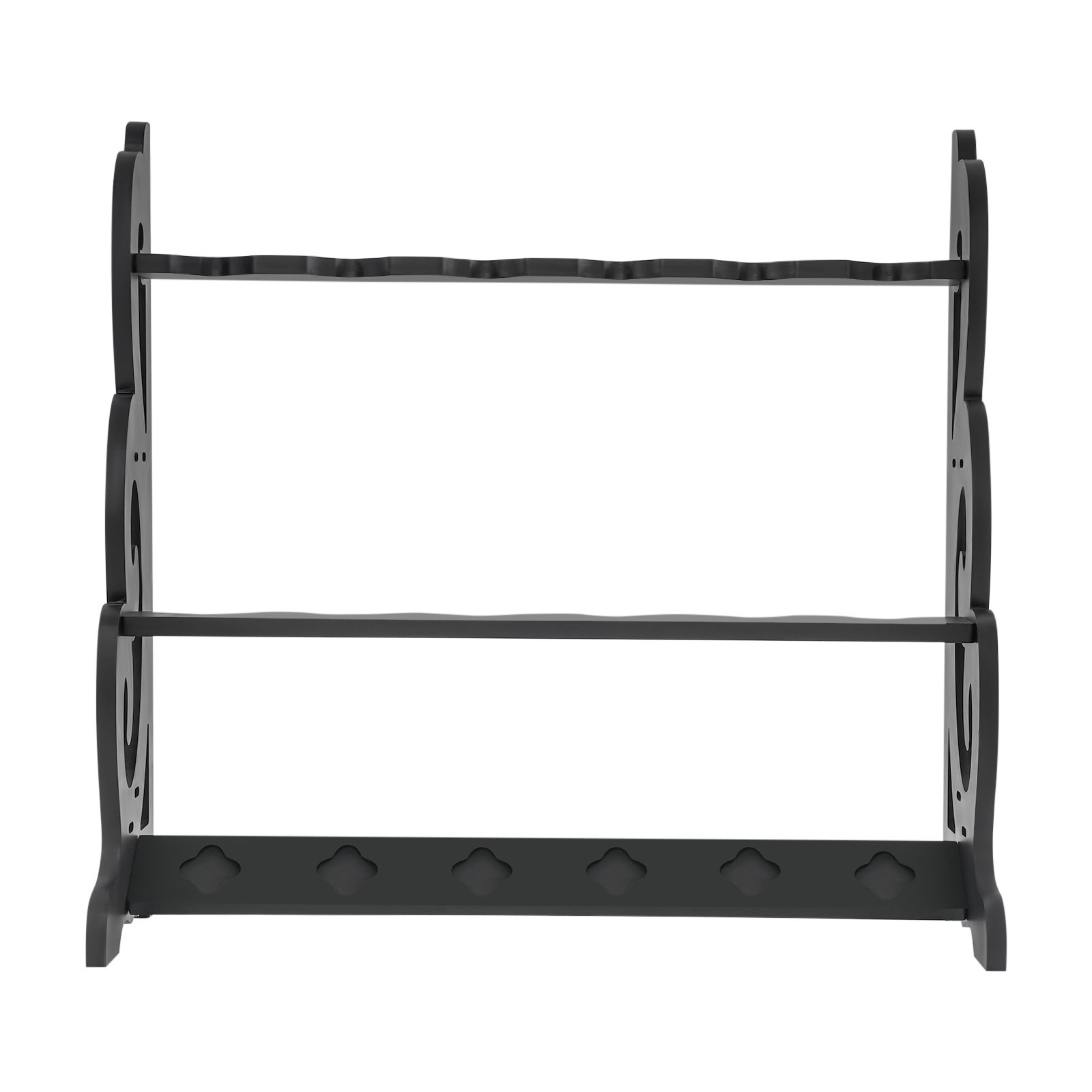 6 Hole Vertical Sword Sword Display Stand Adjustable Large Floor Sword Holder