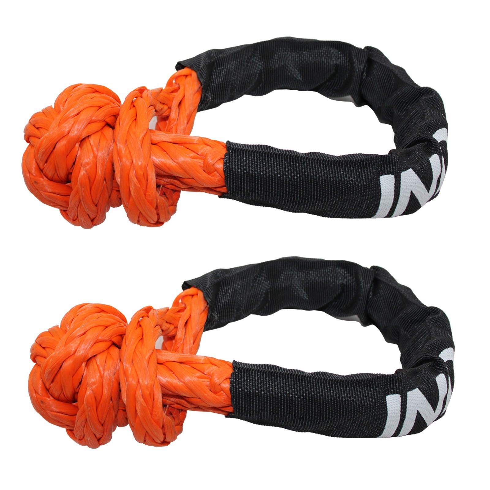 2 Pack 1/2 x 22 Inch 56,000,lbs Soft Shackle Synthetic Rope for ATV UTV 4X4